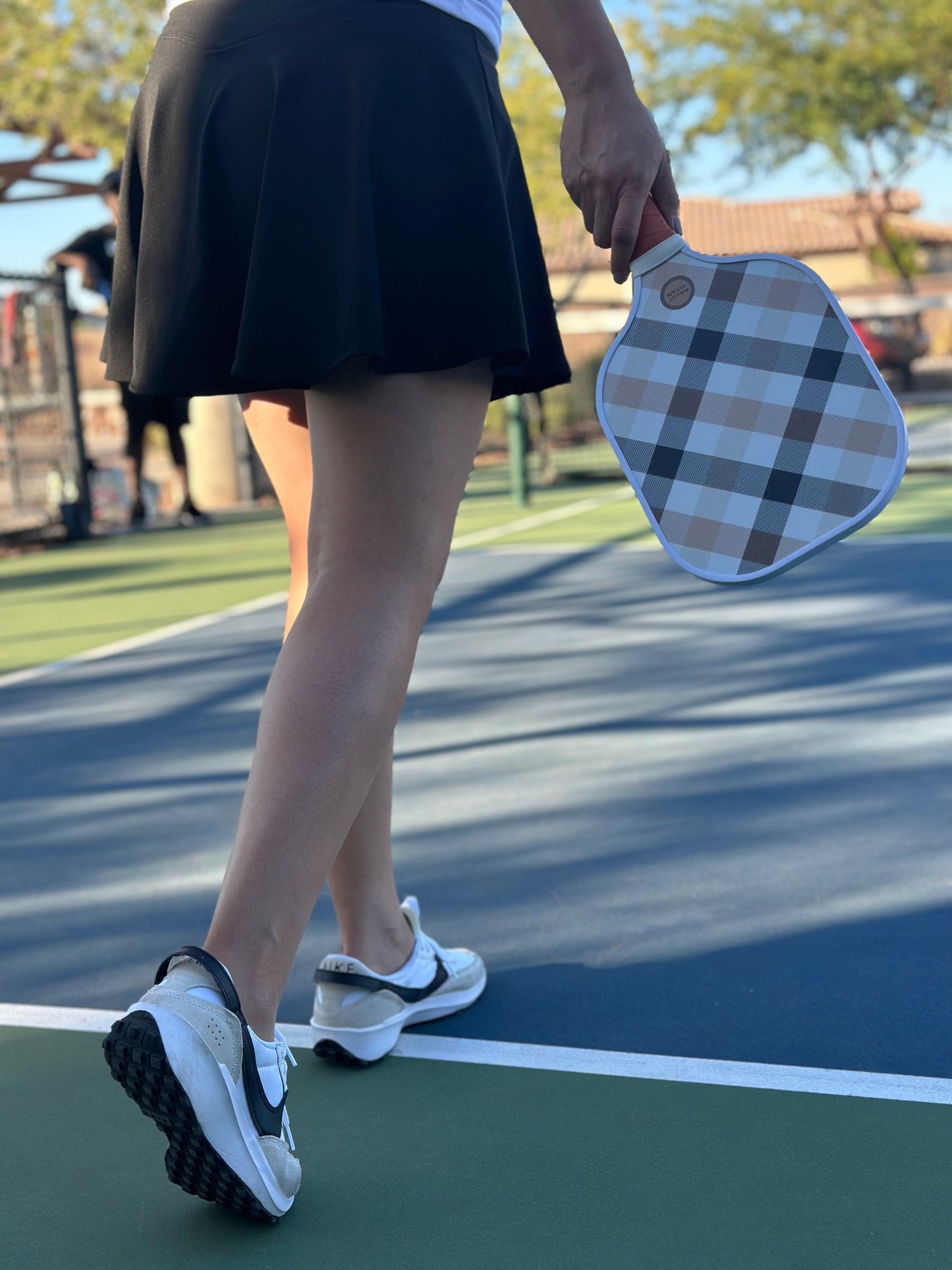 Rally Titan Pickleball Plaid Luxe | 10MM | T300 Textured Carbon Fiber Surface