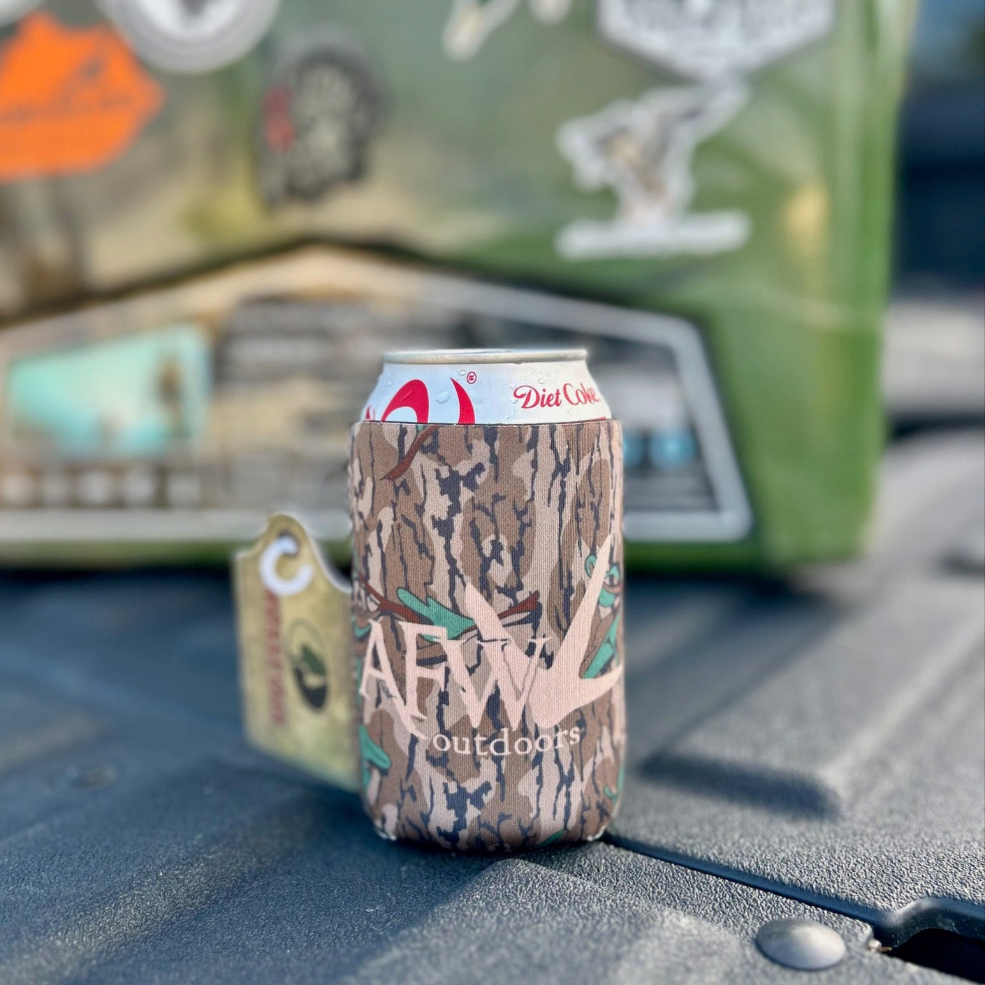 American Flyway Waterfowl Turkey Logo Drink Koozies - Regular Can