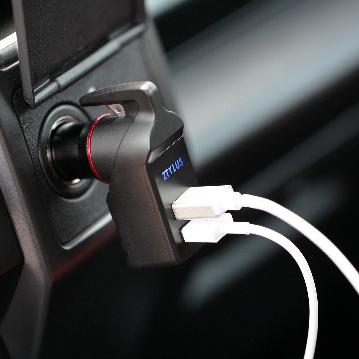 Stinger Survival Tools USB Car Charger Emergency Tool (White)