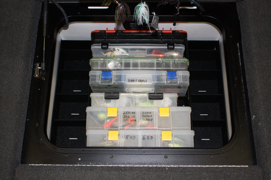 AMPD Marine NPDSK0011 Skeeter® 2010 ZX225,2012-14 ZX20/21,2014-2016 FX21/2011 FX FRONT COMPARTMENT 1 TRAY SYSTEM