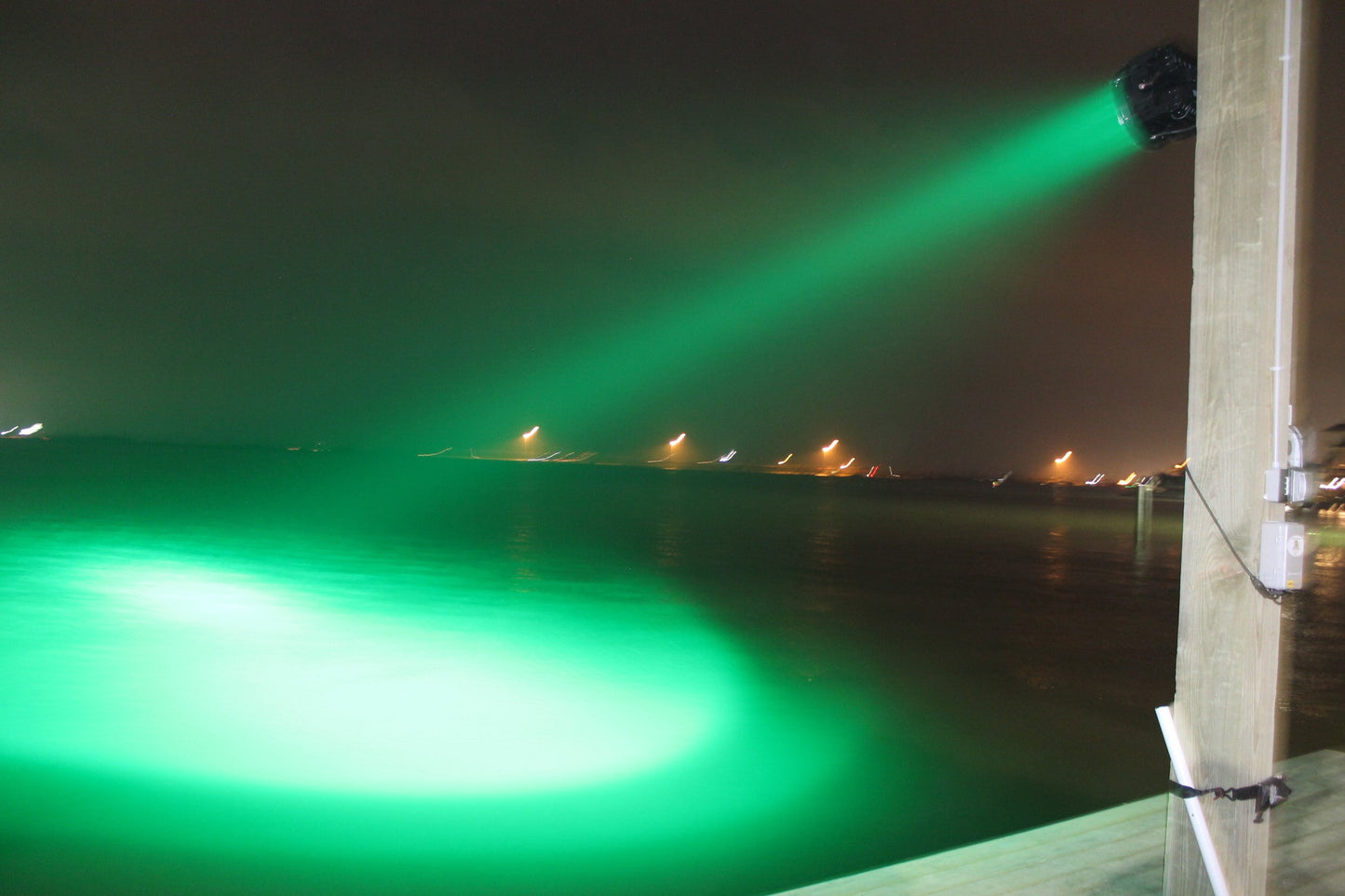 Under Water Green Fishing Lights Laser Super Spot 2000 Overhead LED Light