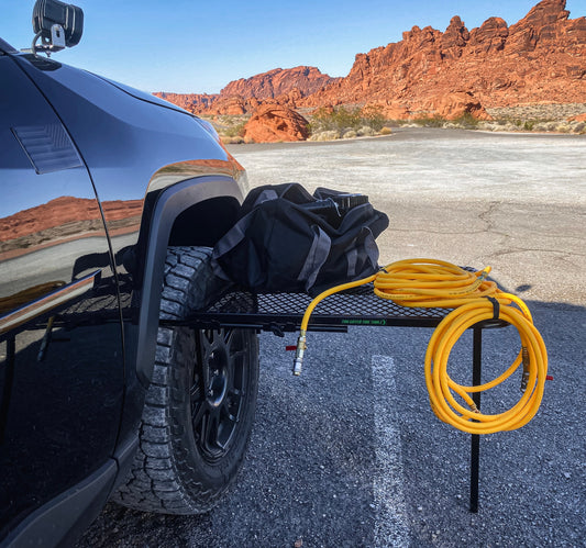 Tailgaters Tire Table Large Aluminum Camping Table