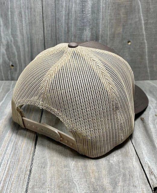 AF Waterfowl Brown with Khaki Mesh Trucker Hat