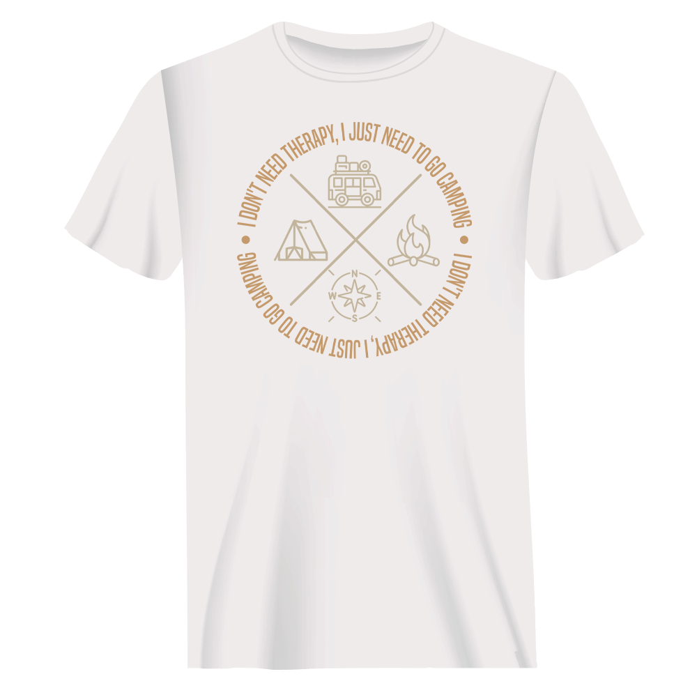 Outdoorzees I Don't Need Therapy T-Shirt for Men
