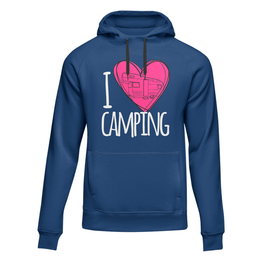 Outdoorzees I Love Camping Adult Fleece Hoodie