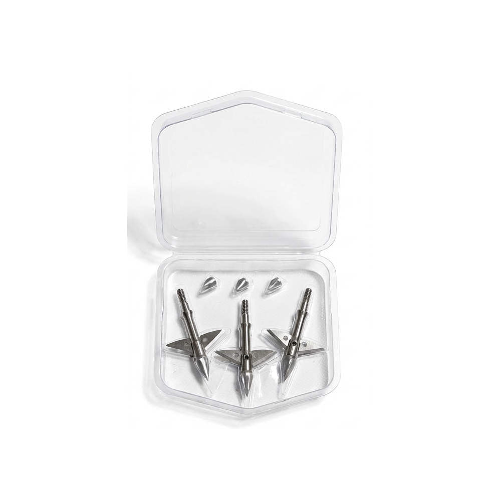 Killz ZEUS TITANIUM BROADHEADS (3 PACK) PLUS PRACTICE HEAD-COMES WITH BOTH 100/125 GR TIPS