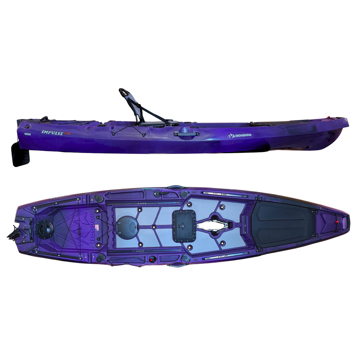 Hoodoo Impulse 120 Fin Drive Kayak
