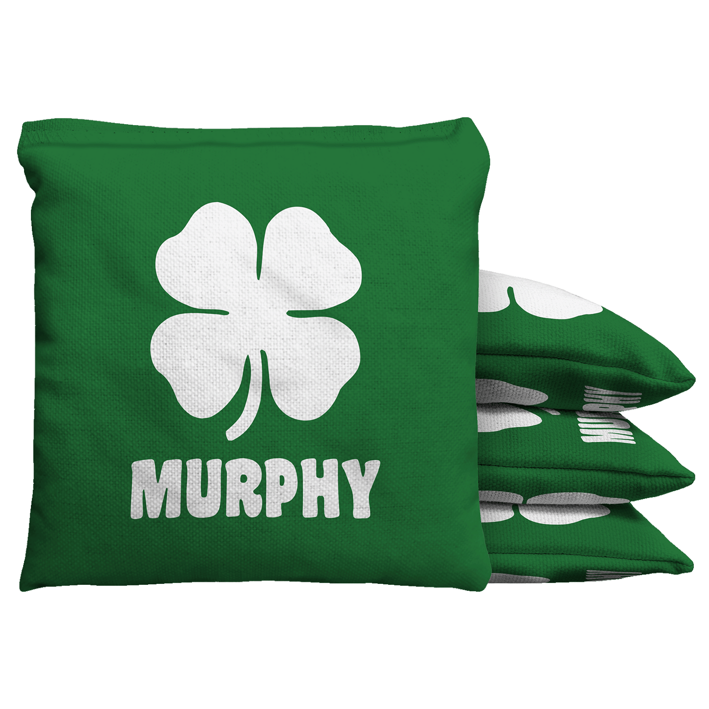 Baggo Irish Shamrock Cornhole Bean Bag Toss Bags (set of 8)