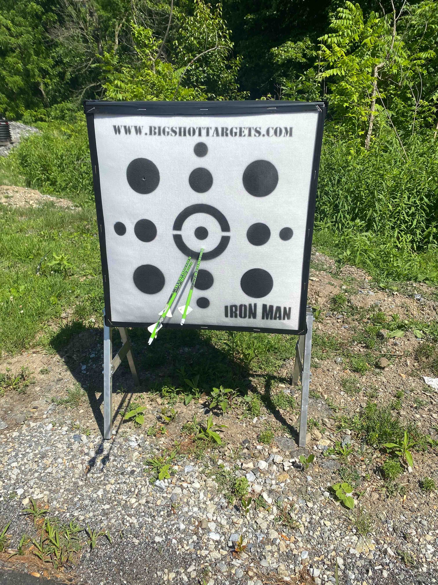 BIGshot Archery Iron Man 30" Personal Range Target With Personal Range Stand