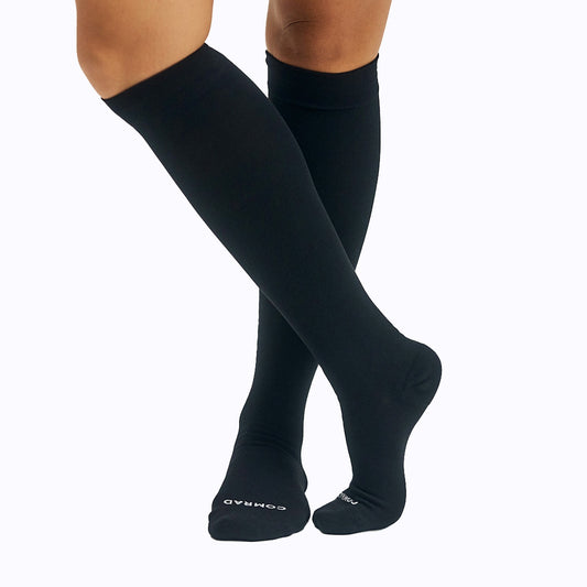 Comrad Knee-High Compression Socks - Solid (20-30 mmHg)