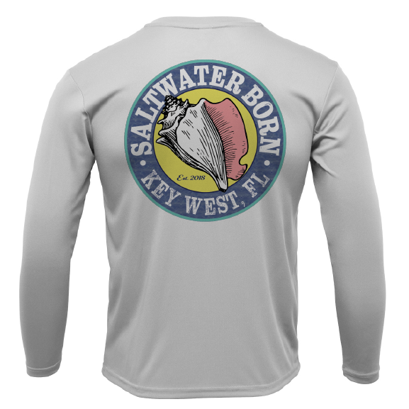 Saltwater Born Key West, FL Hogfish Diver Long Sleeve UPF 50+ Dry-Fit Shirt