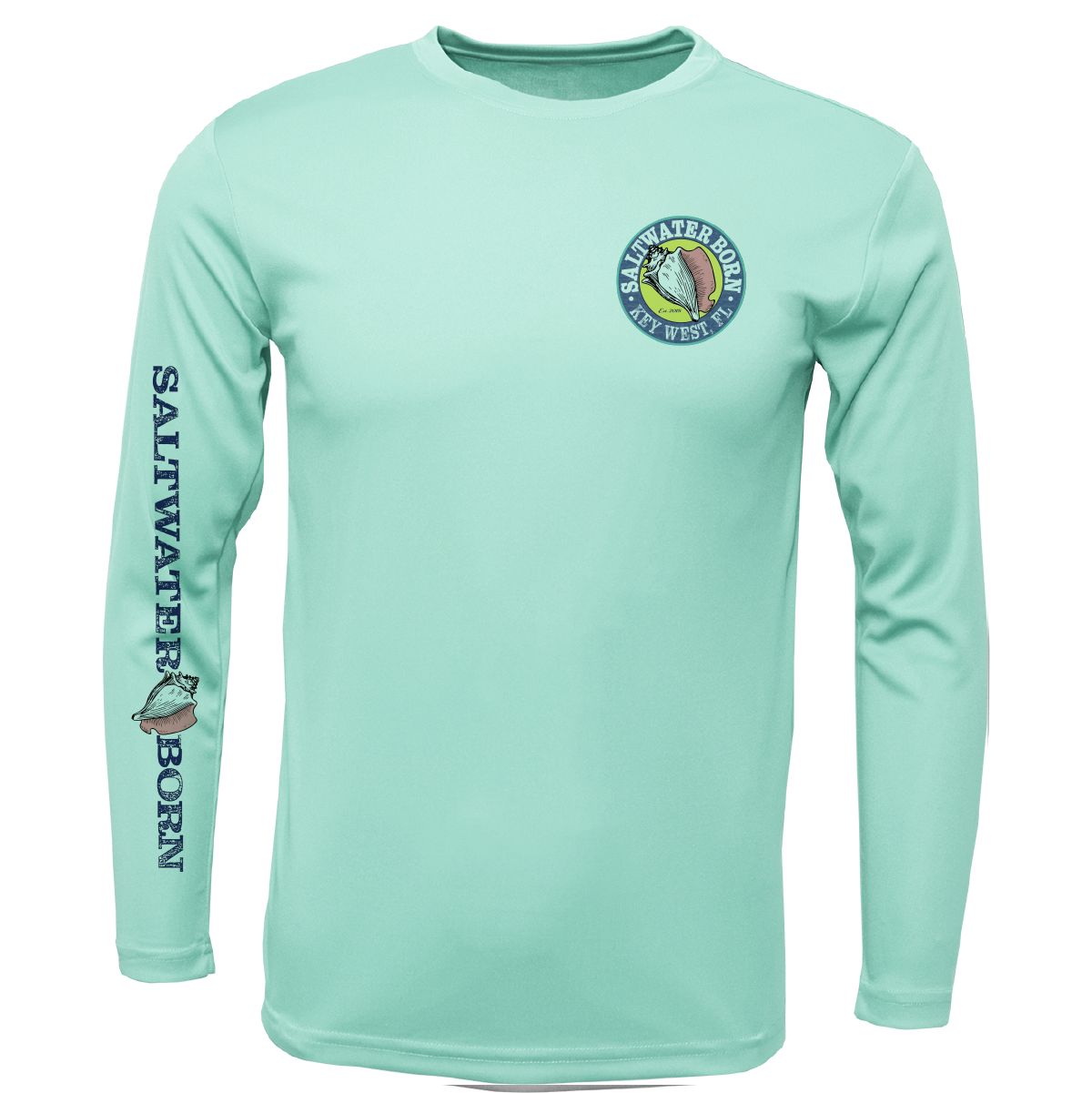 Saltwater Born Key West, FL Mahi Long Sleeve UPF 50+ Dry-Fit Shirt