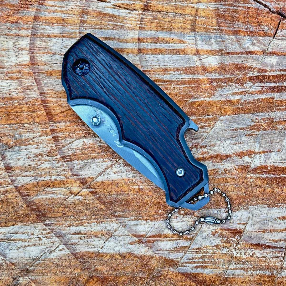 Near Zero Pocket Knife - Wooden Warrior