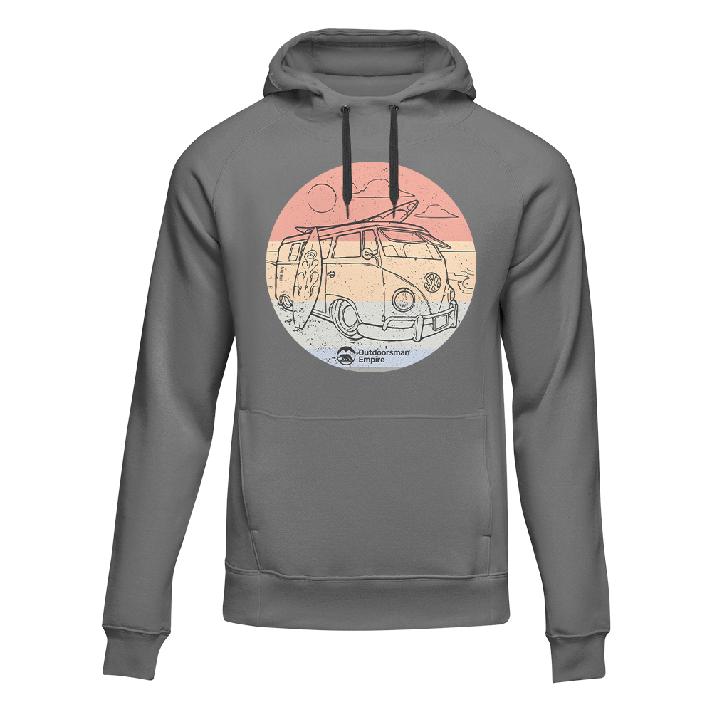 Outdoorzees Kombi Camping Adult Fleece Hoodie