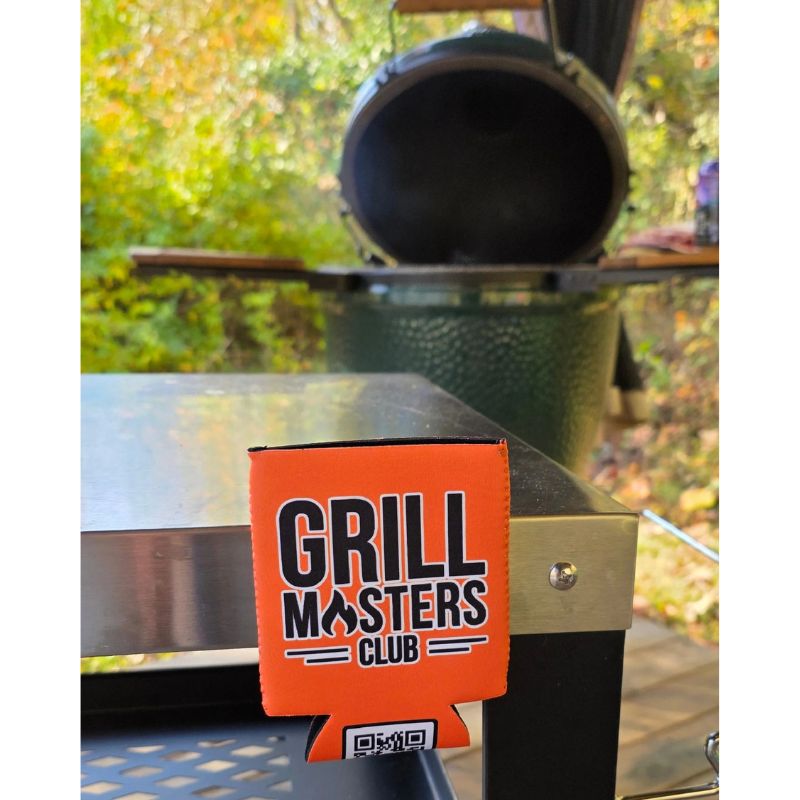 Grill Masters Club Magnetic Neoprene Koozie - Orange