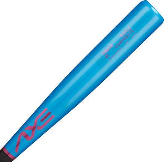 Baden Sports Axe Youth Pro Maple Composite Wood Baseball Bat | -5 | Aqua Strike | Axe Handle