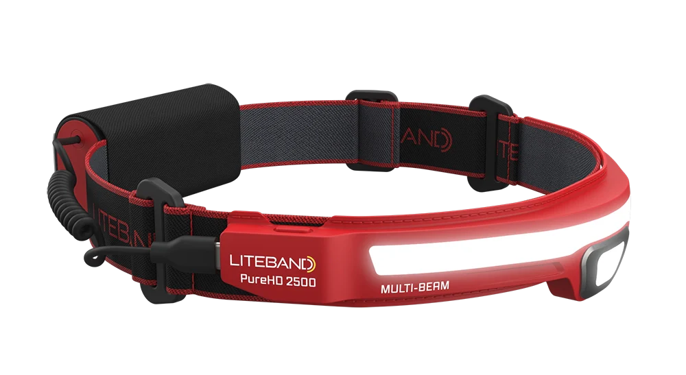 Liteband PRO 2500 Lumen PureHD™ Multi-Beam Rechargeable Headlamp