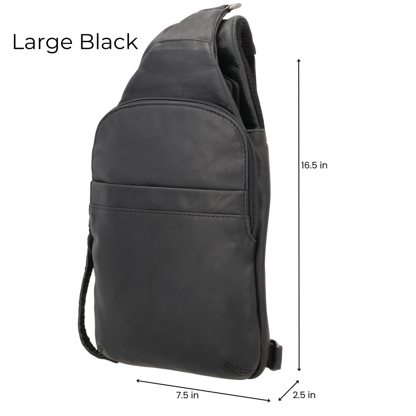 Concealed Carry Unisex Dakota Leather Sling by Lady Conceal
