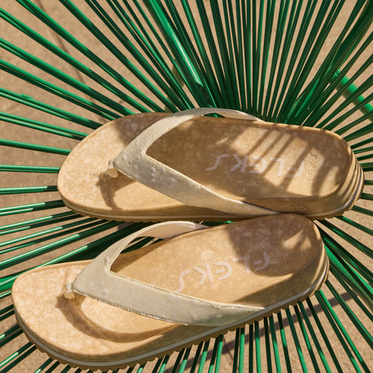 Fleks West Beach Flip Flop - Oatmeal
