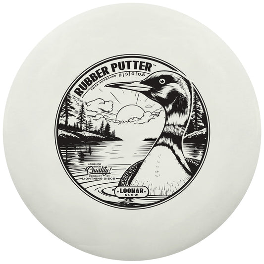 Gotta Go Gotta Throw Lightning Loonar Glow Rubber Putter Golf Disc