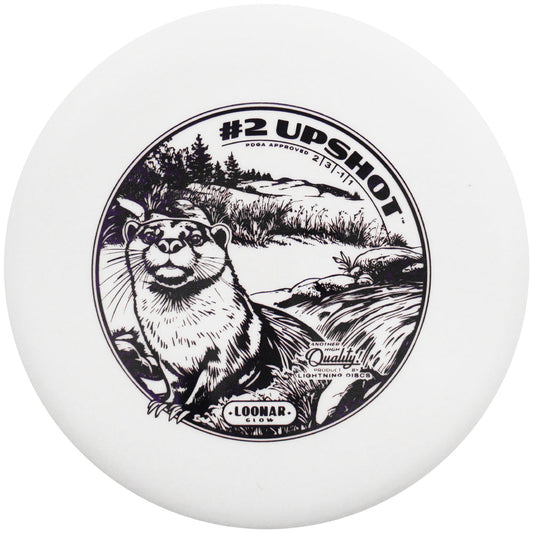 Gotta Go Gotta Throw Lightning Loonar Glow #2 Upshot Putter Golf Disc