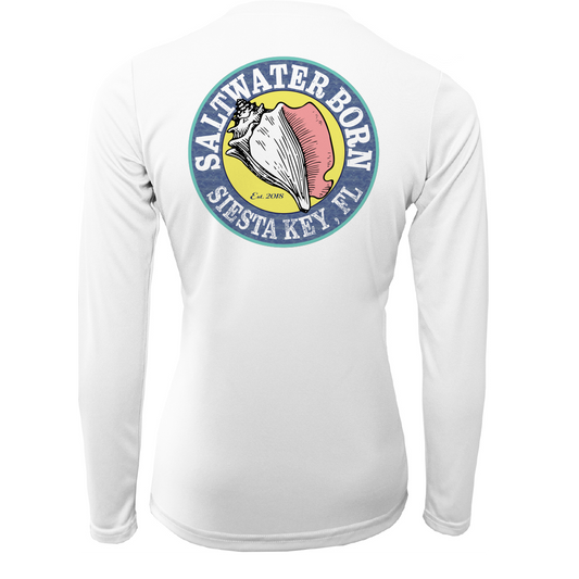 Saltwater Born Siesta Key "Saltwater Heals Everything" Long Sleeve UPF 50+ Dry-Fit Shirt