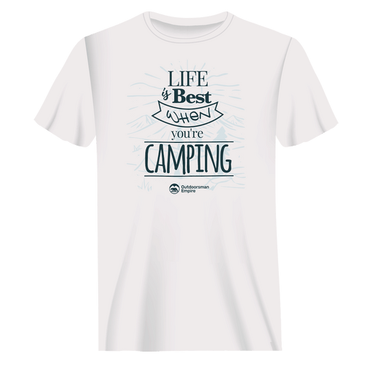 Outdoorzees Life Is Best T-Shirt for Men