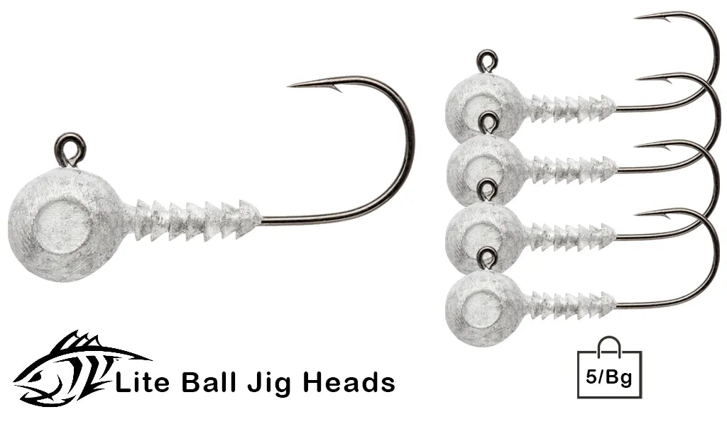 Lunker City Lite Jig Heads - 5/Bag