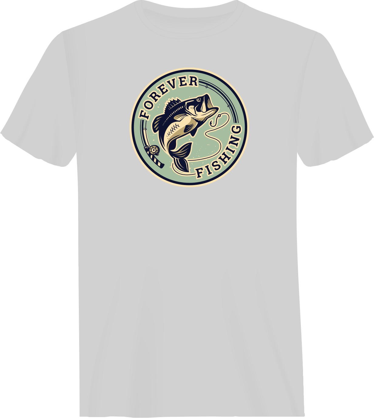 Outdoorzees Forever Fishing Man T-Shirt