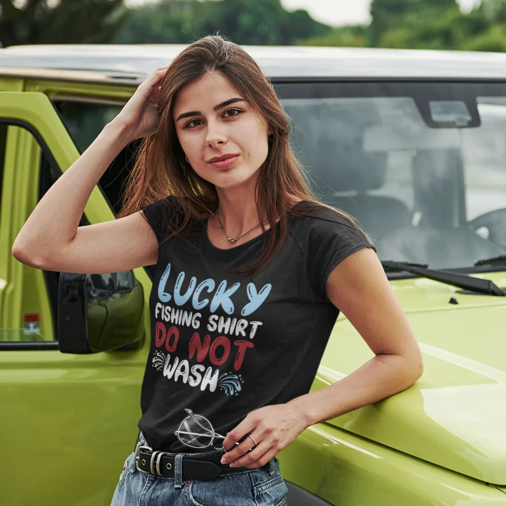 Outdoorzees Lucky Fishing Shirt T-Shirt for Women