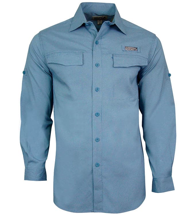 Hook & Tackle Men's Troller L/S UV Vented Fishing Shirt