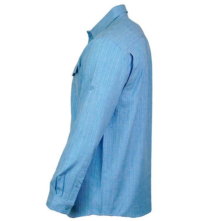 Hook & Tackle Men's Inlet L/S UV Vented Fishing Shirt