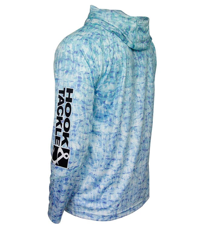 Hook & Tackle Men's Fish Shadows UV Fishing Hoodie