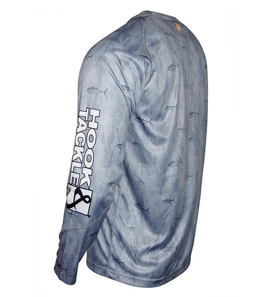 Hook & Tackle Men's Tuna Texture L/S UV Fishing Shirt