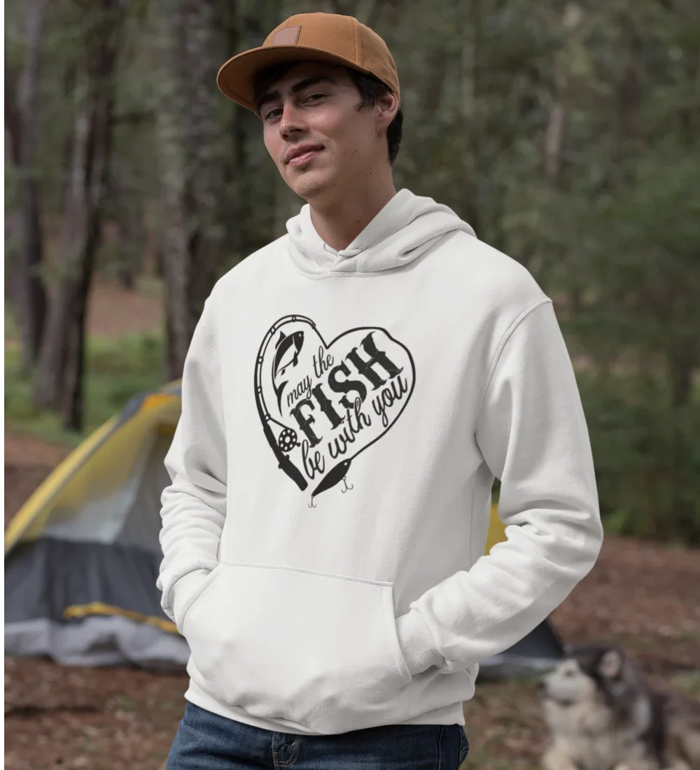 Outdoorzees May The Fish Be With You Unisex Hoodie