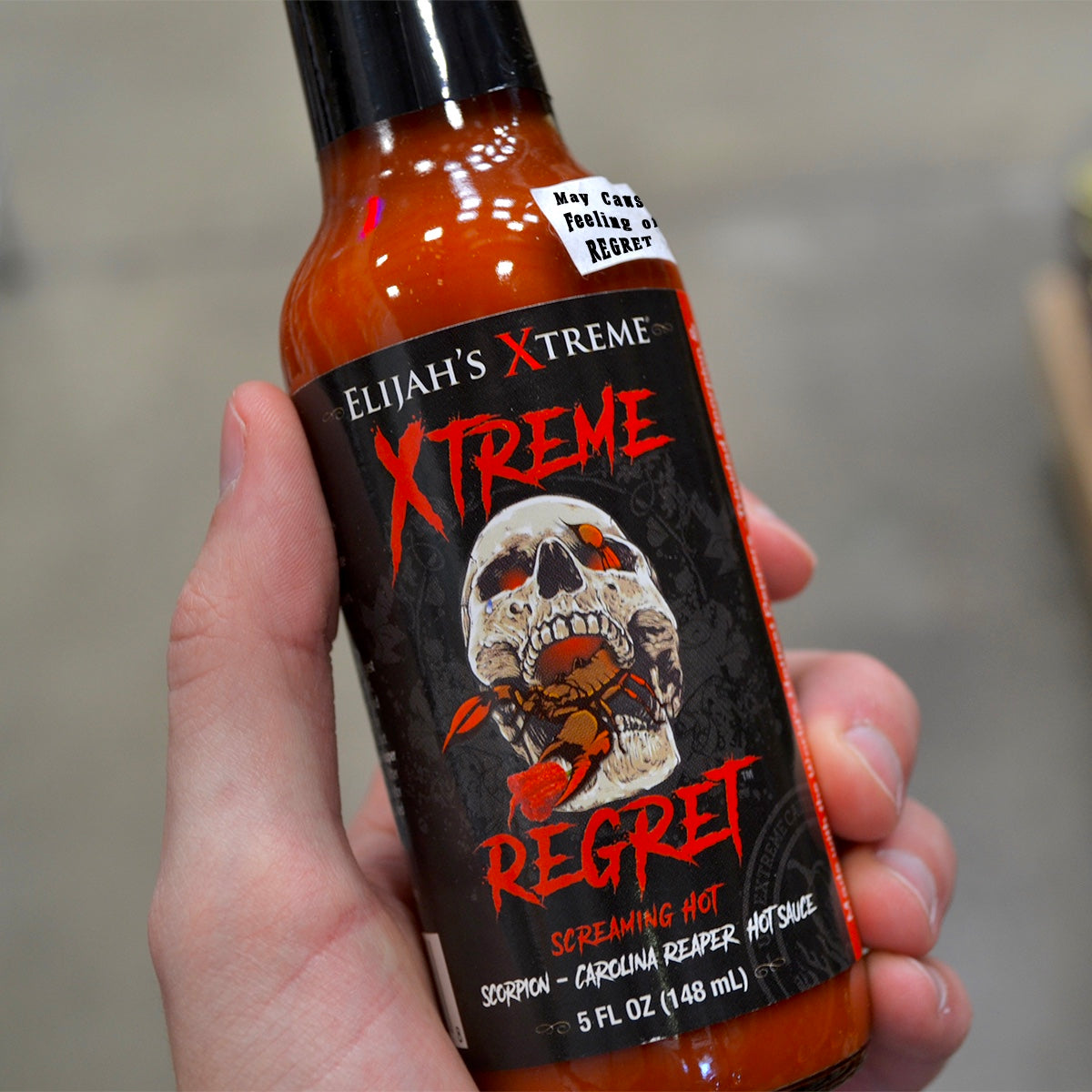Elijah's Xtreme Regret Hot Sauce (12 pk Case)