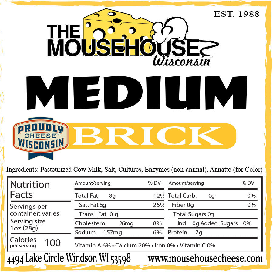 Mousehouse Cheesehaus Medium Brick (Wunderbar)