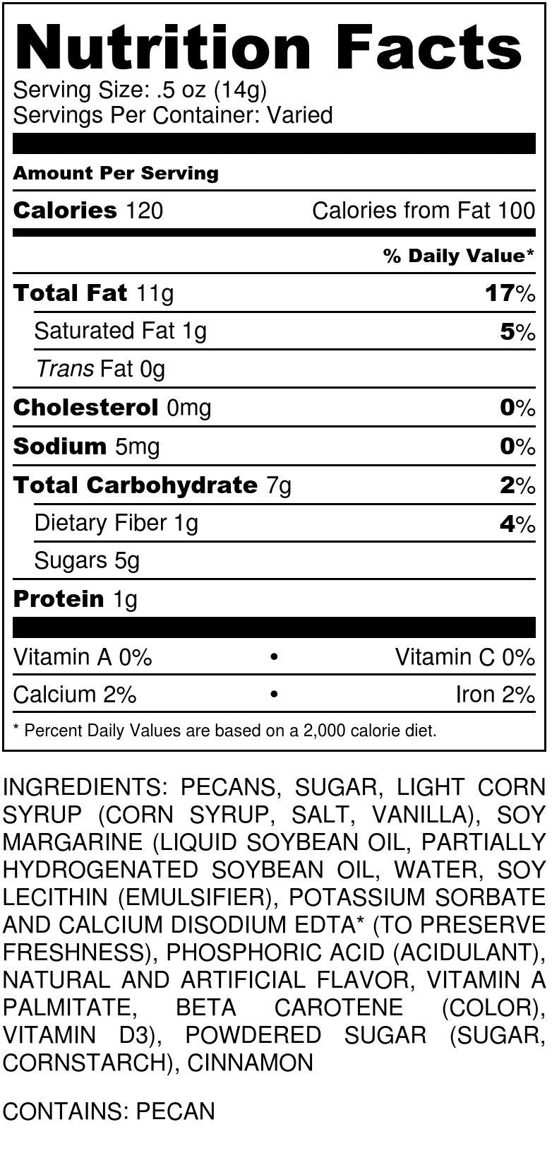 Millican Pecan - Cinnamon Candied Pecans - Bag