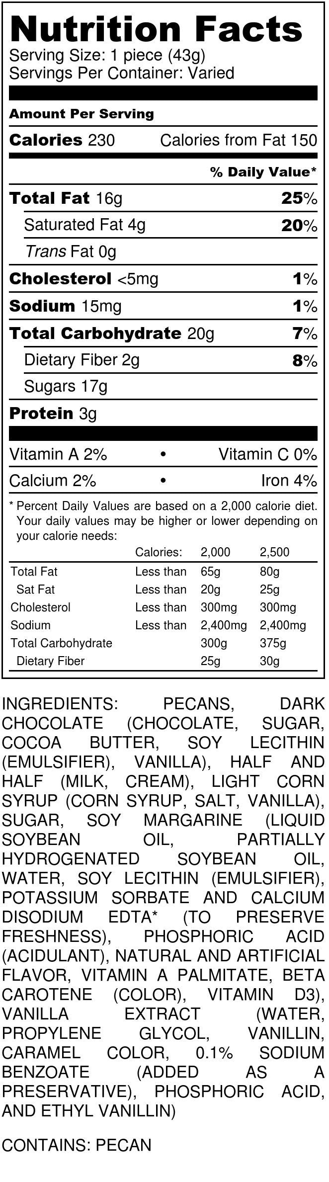 Millican Pecan - Dark Chocolate Caramillicans - Individual