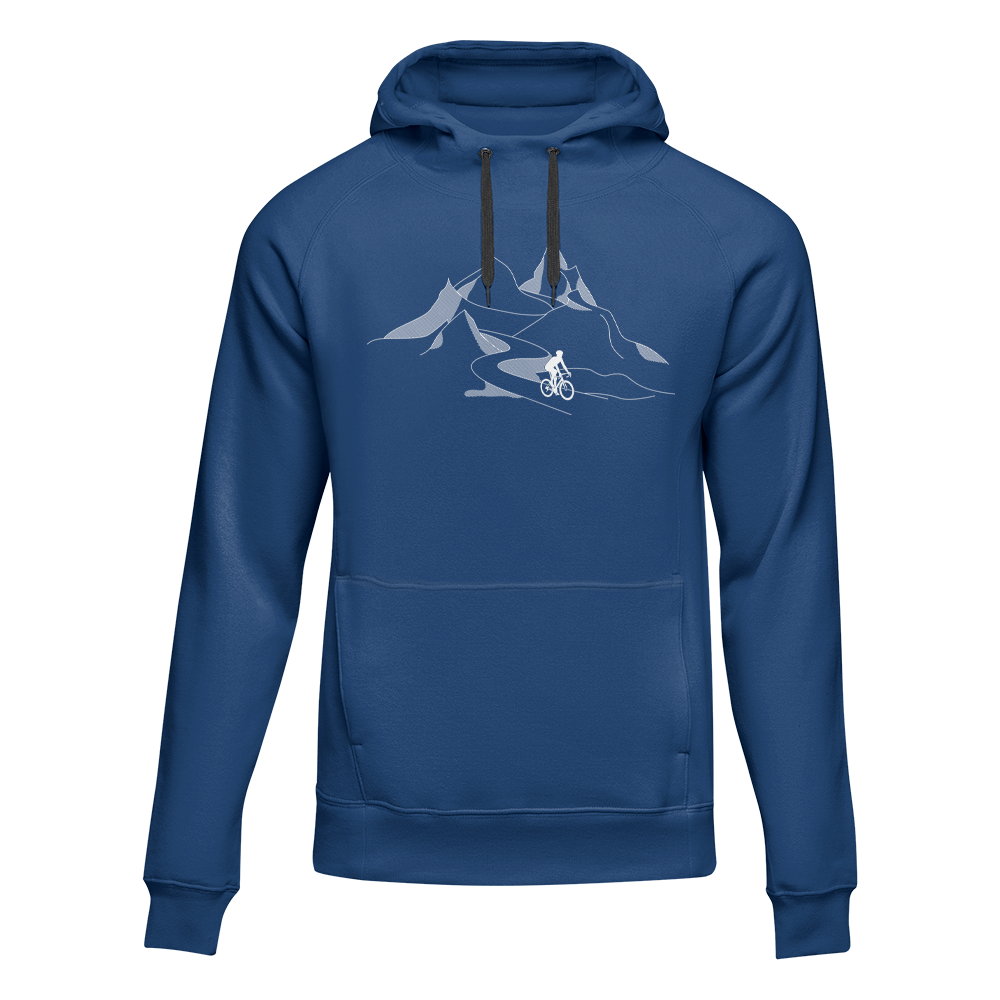 Outdoorzees Mountain Cycling Adult Fleece Hoodie