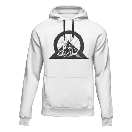 Outdoorzees Mountain Tires Adult Fleece Hoodie
