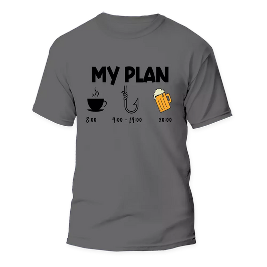 Outdoorzees My Fishing Plan Man T-Shirt