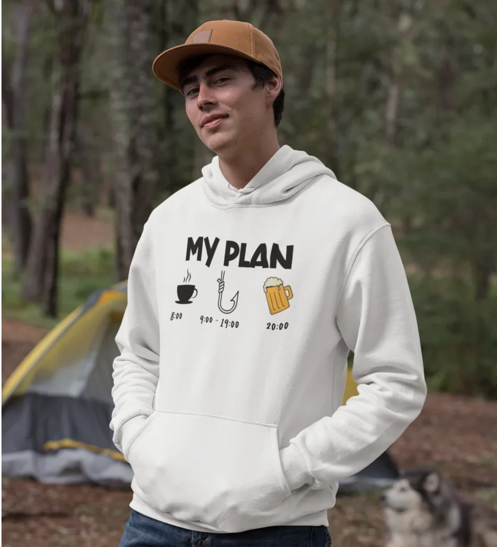 Outdoorzees My Fishing Plan Unisex Hoodie