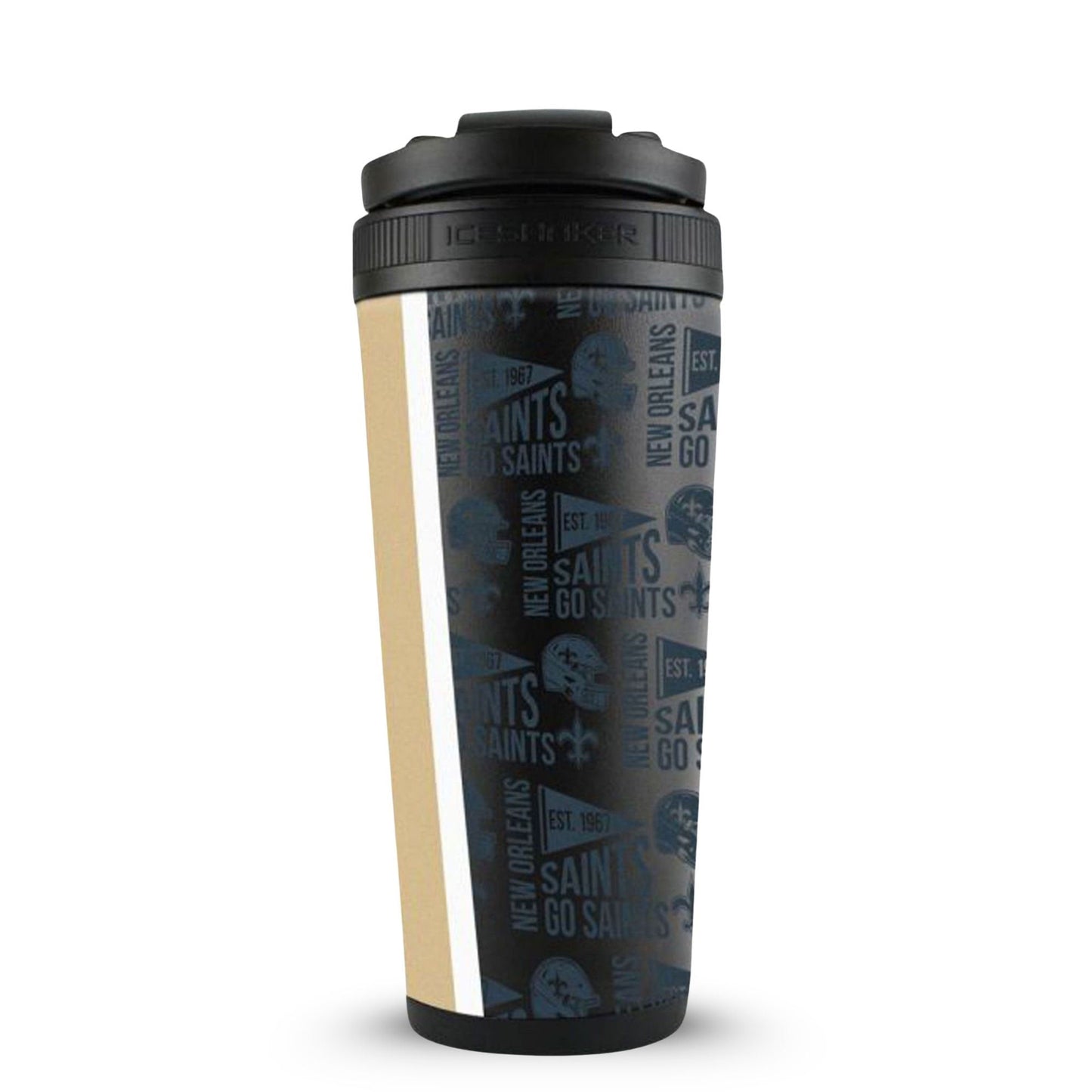 Officially Licensed New Orleans Saints 26oz Ice Shaker