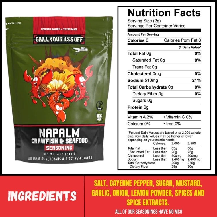 Grill Your Ass Off Napalm Crawfish & Seafood Boil™