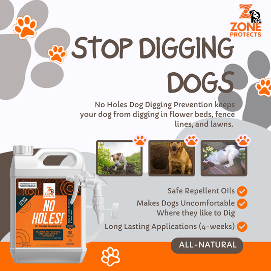 Zone Protects No Holes! Digging Prevention Gallon Trigger Sprayer