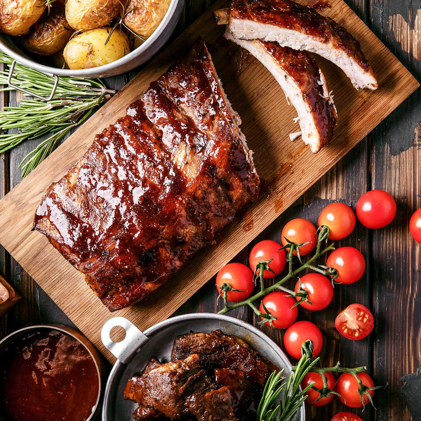 Pig of the Month BBQ Award Winning Baby Back Ribs & Sauce: Feeds 4-6