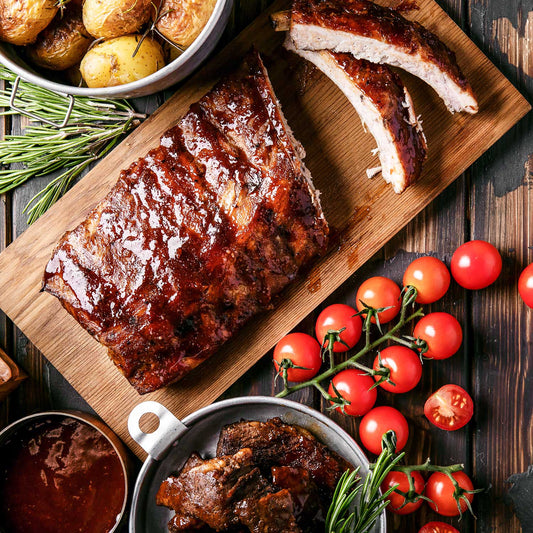Pig of the Month BBQ Award Winning Baby Back Ribs & Sauce: Feeds 4-6
