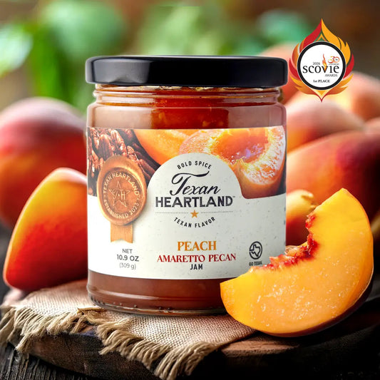 Texan Heartland Peach Amaretto Pecan Jam