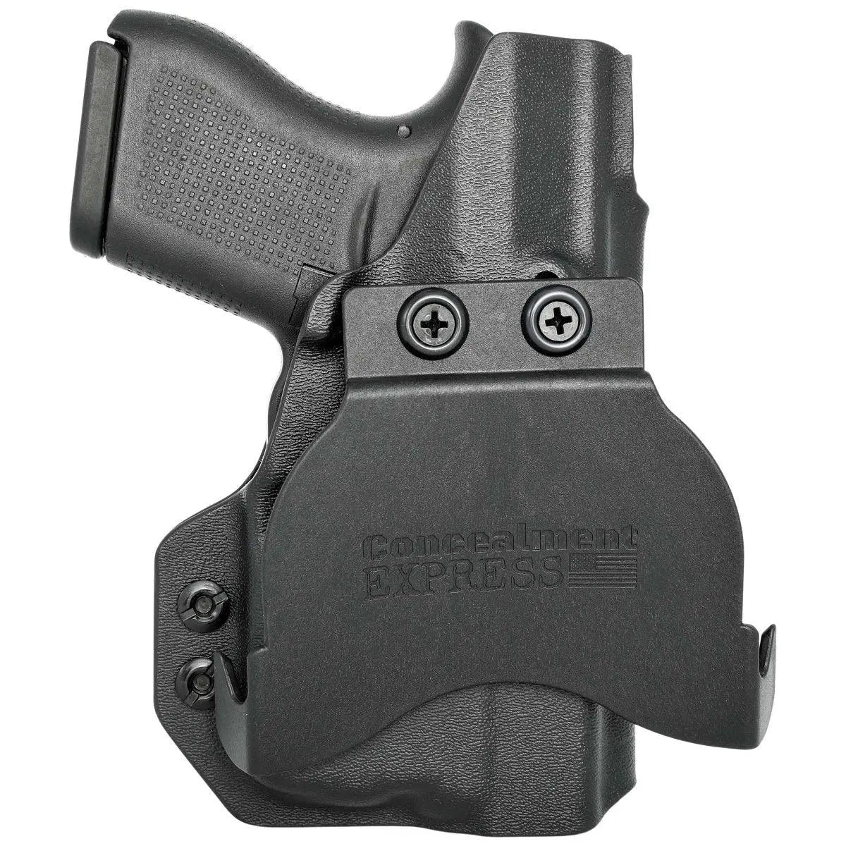 Rounded Gear Paddle Holster fits: Glock 43X TLR-6